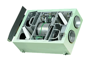Подвесная приточно-вытяжная установка с роторным рекуператором Ecoclima Pro Vent ECT PF-R 500-E1.0-R-4-Z